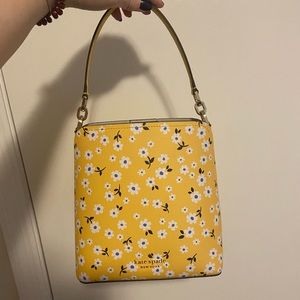 Kate Spade floral bucket purse